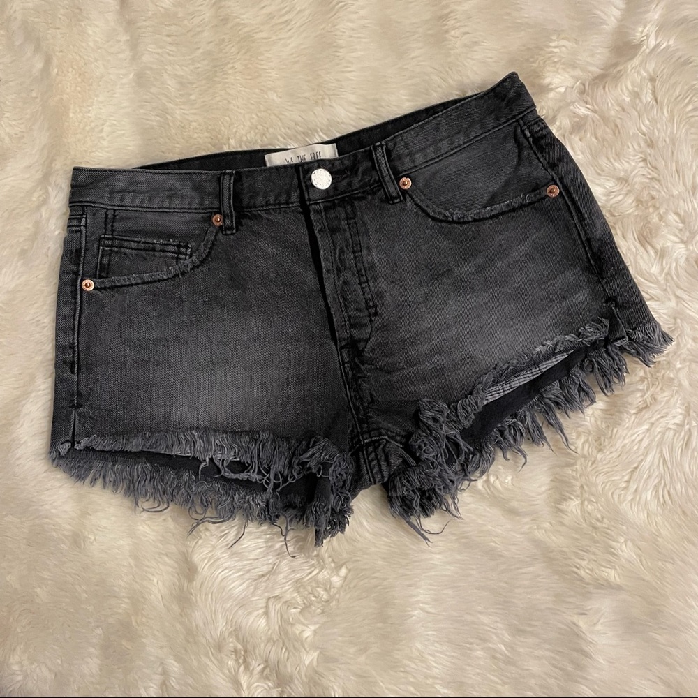 Free People We the Free Soft and Relaxed Cut Off Shorts Size 27